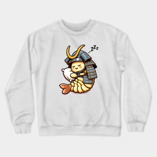 The sleeping tempura samurai. Crewneck Sweatshirt